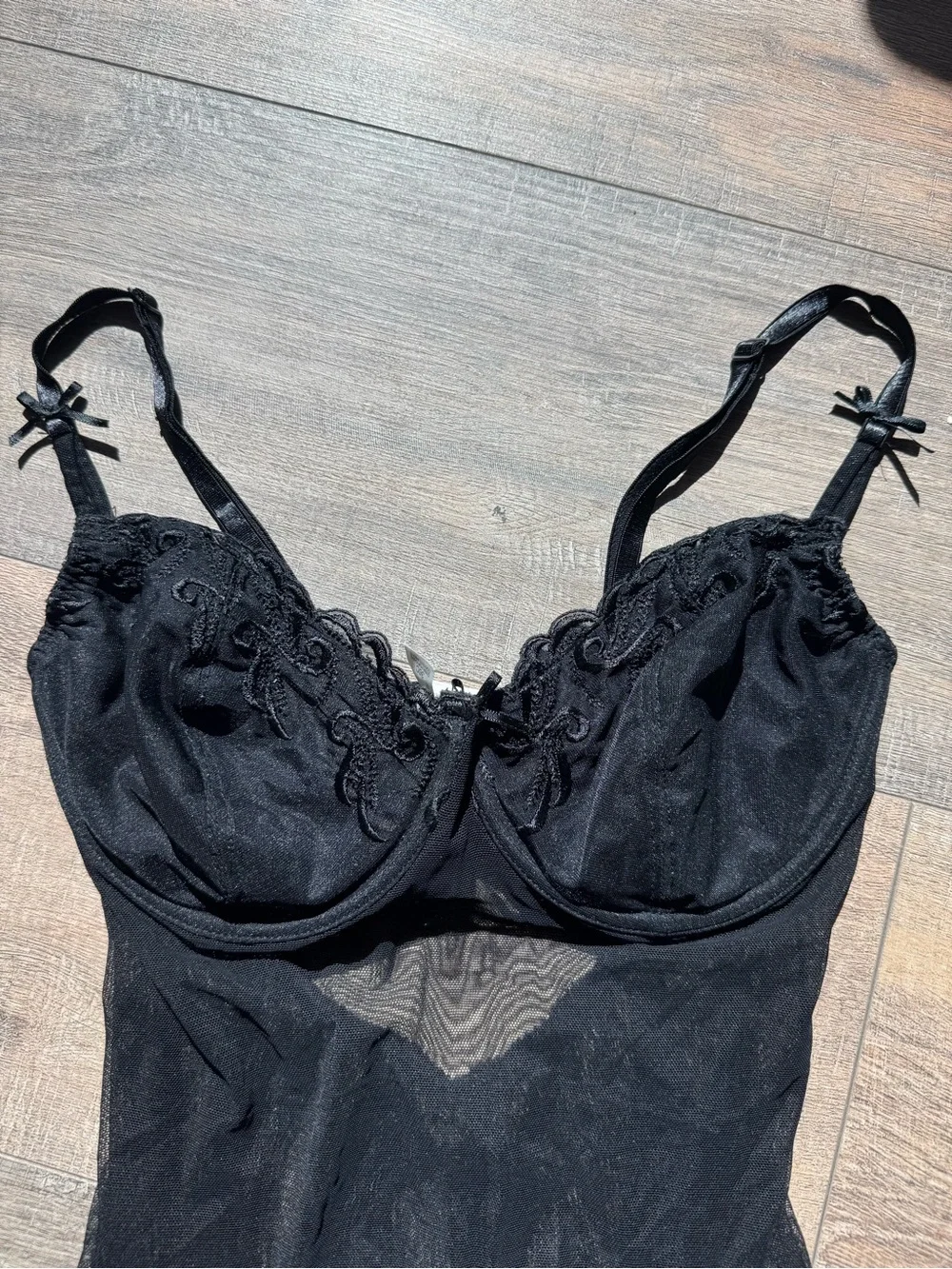 Victorias Secret Vintage 90s-2000s Black Slip Dress